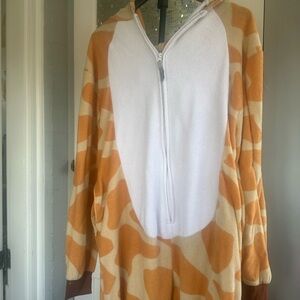 Funziez! by Silver Lilly White and Orange Onesie